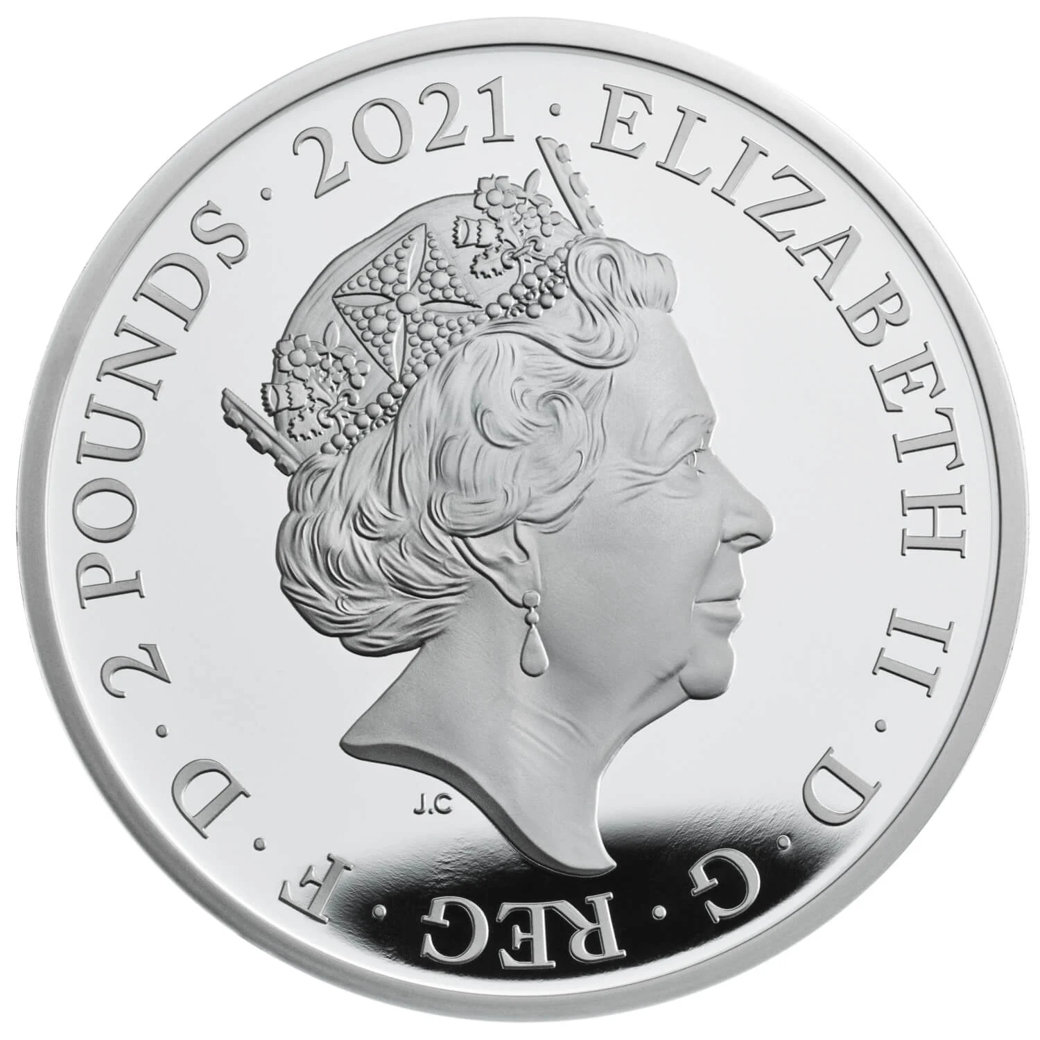 2021 £2 Mr Strong and Little Miss Giggles 1oz Silver Proof
