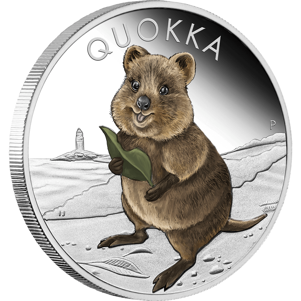 2021 Quokka Coloured Silver Proof