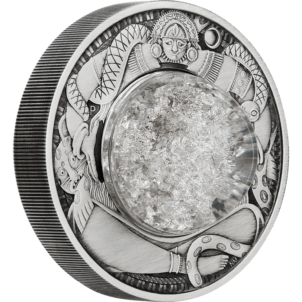 2021 Tears of the Moon 2oz Silver Antiqued Coin