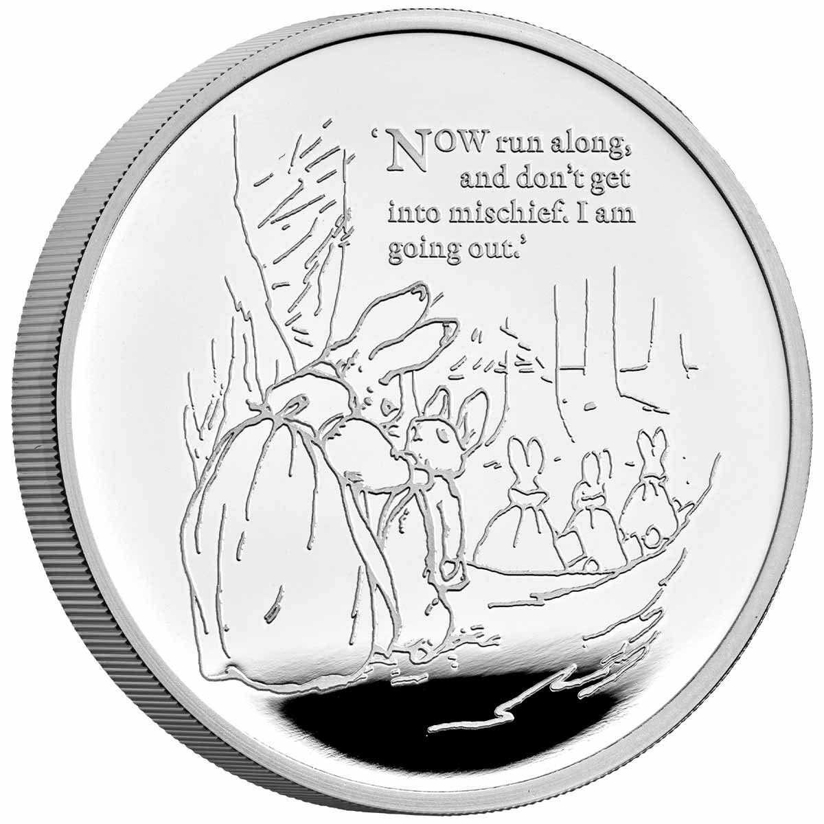 2021 £2 The Tale of Peter Rabbit Silver Proof Coin