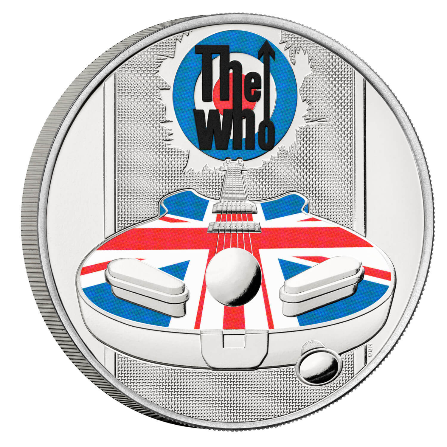 2021 £5 The Who Brilliant UNC Coloured Coin