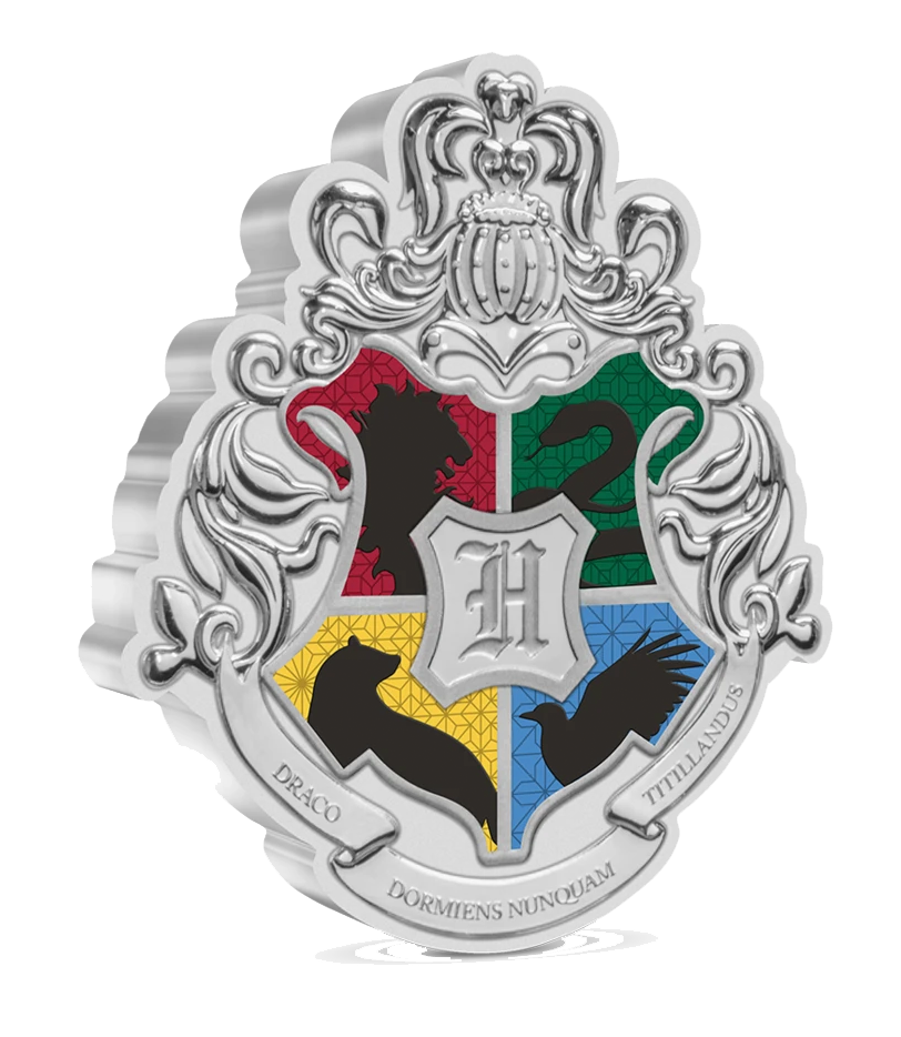 2021 $2 Harry Potter™ - Hogwarts™ Crest 1oz Silver Coin