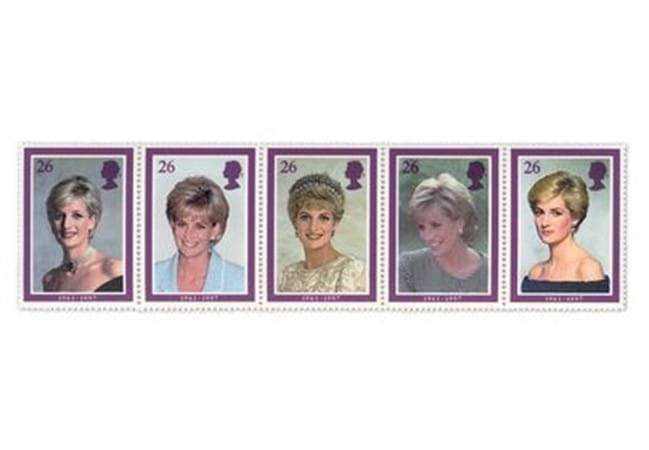 Princess Diana 60th Birthday Framed Stamps