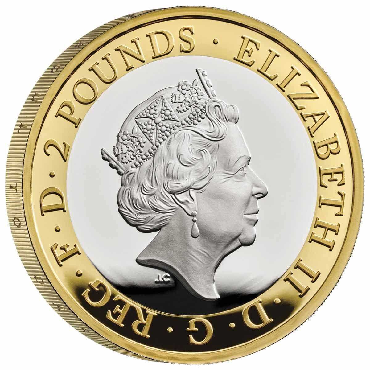 2021 £2 250th Anniversary of Sir Walter Scott Silver Proof Coin