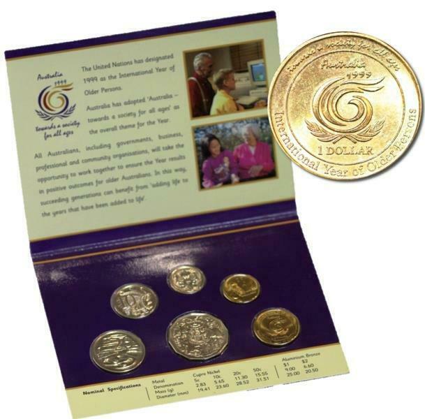 1999 Mint Set Year of the Older Persons