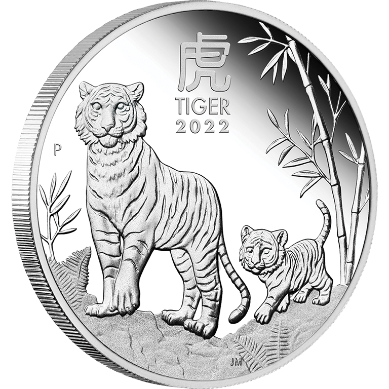 2022 Year of the Tiger 1/2oz Silver Proof Coin