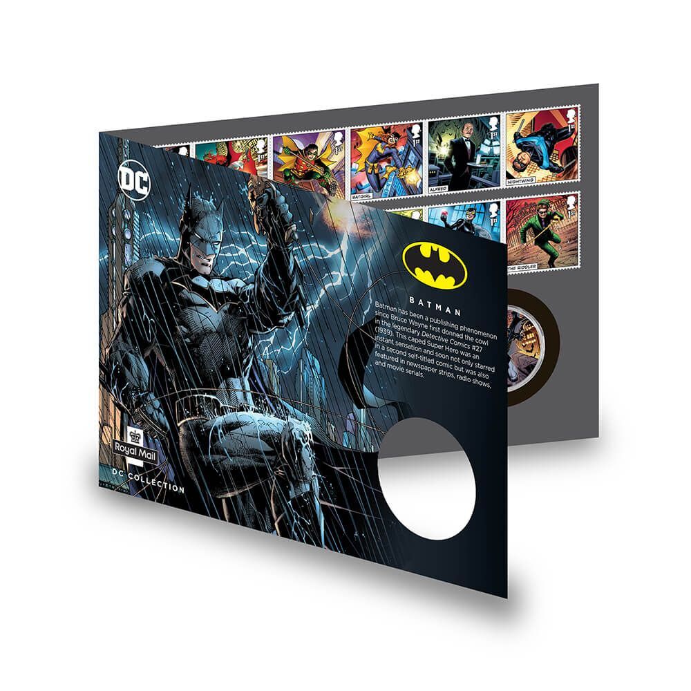 2021 Batman Gold-Plated Medallion Cover