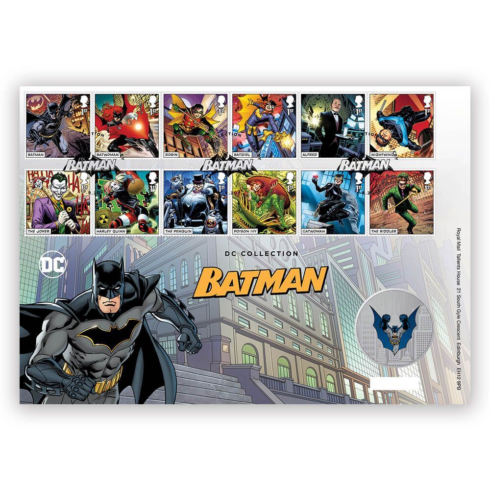 2021 Batman Silver-Plated Medallion Cover