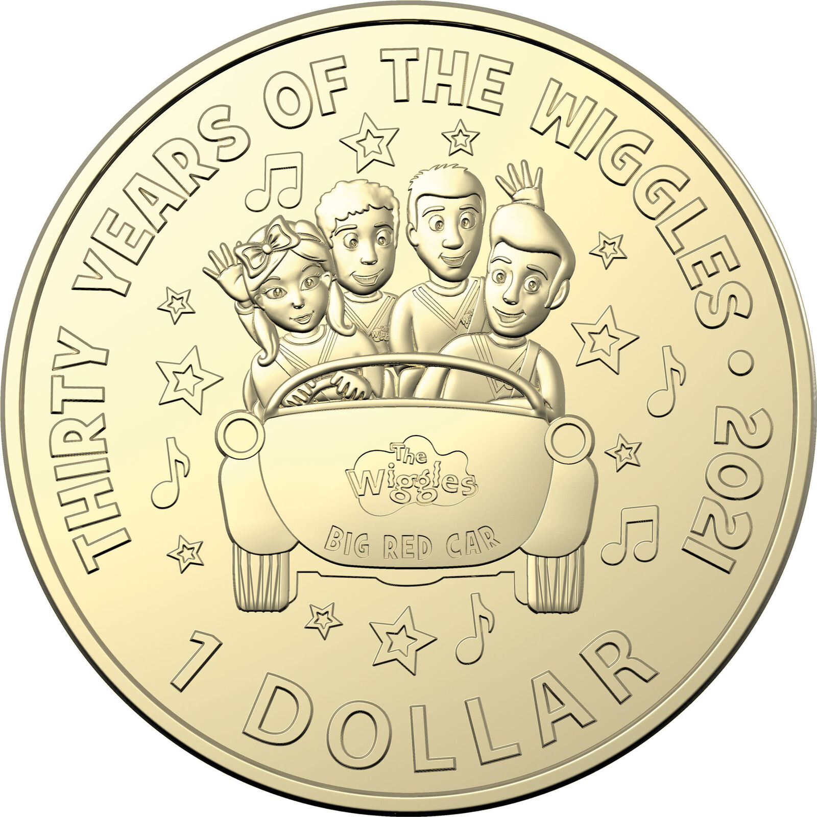2021 Wiggles Seven Coin Collectors Album