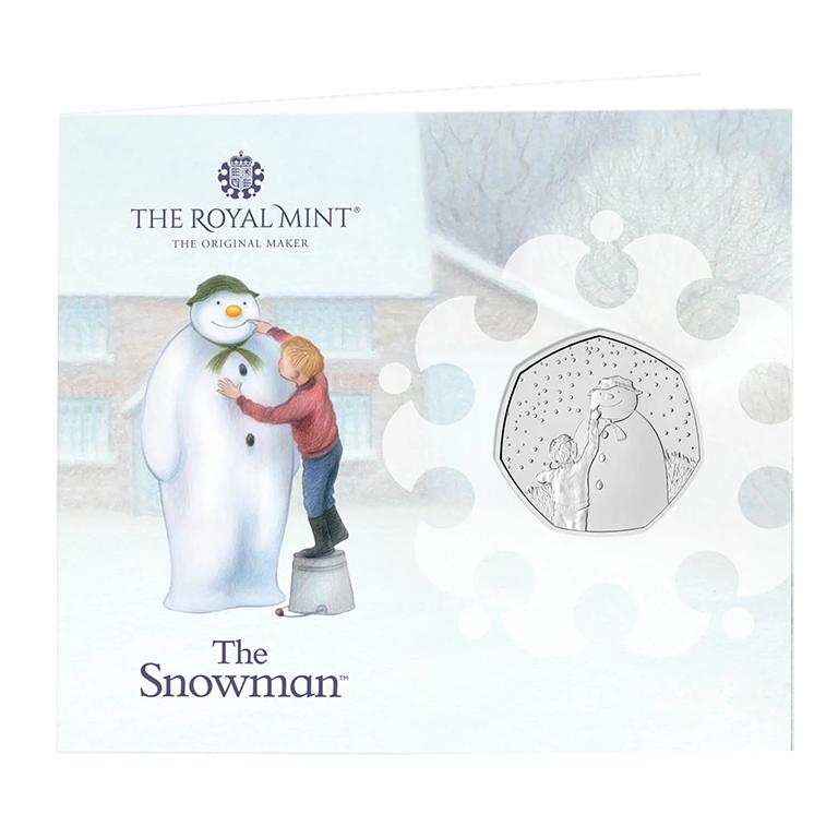 2021 50p The Snowman BUNC Coin