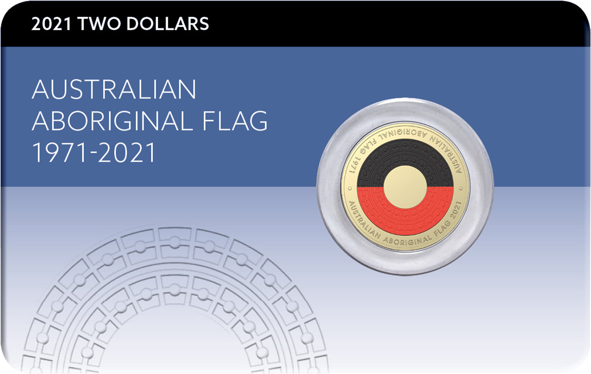 2021 $2 Australian Aboriginal Flag Coin Pack