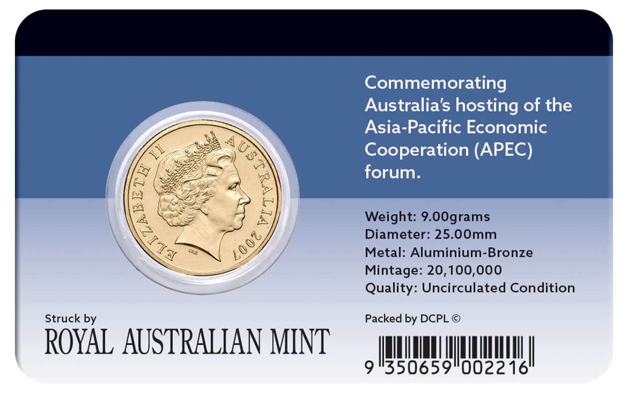 2007 $1 APEC Australia Coin Pack