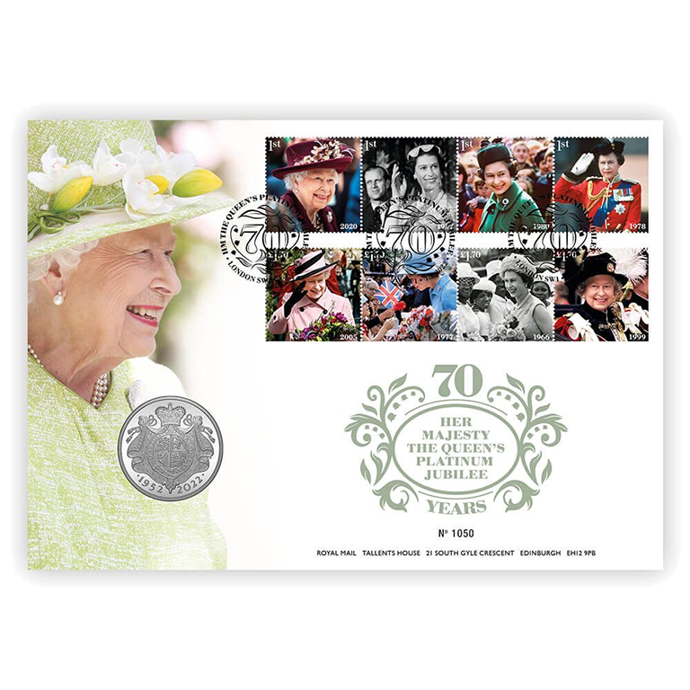 2022 Her Majesty the Queen's Platinum Jubilee Coin Cover