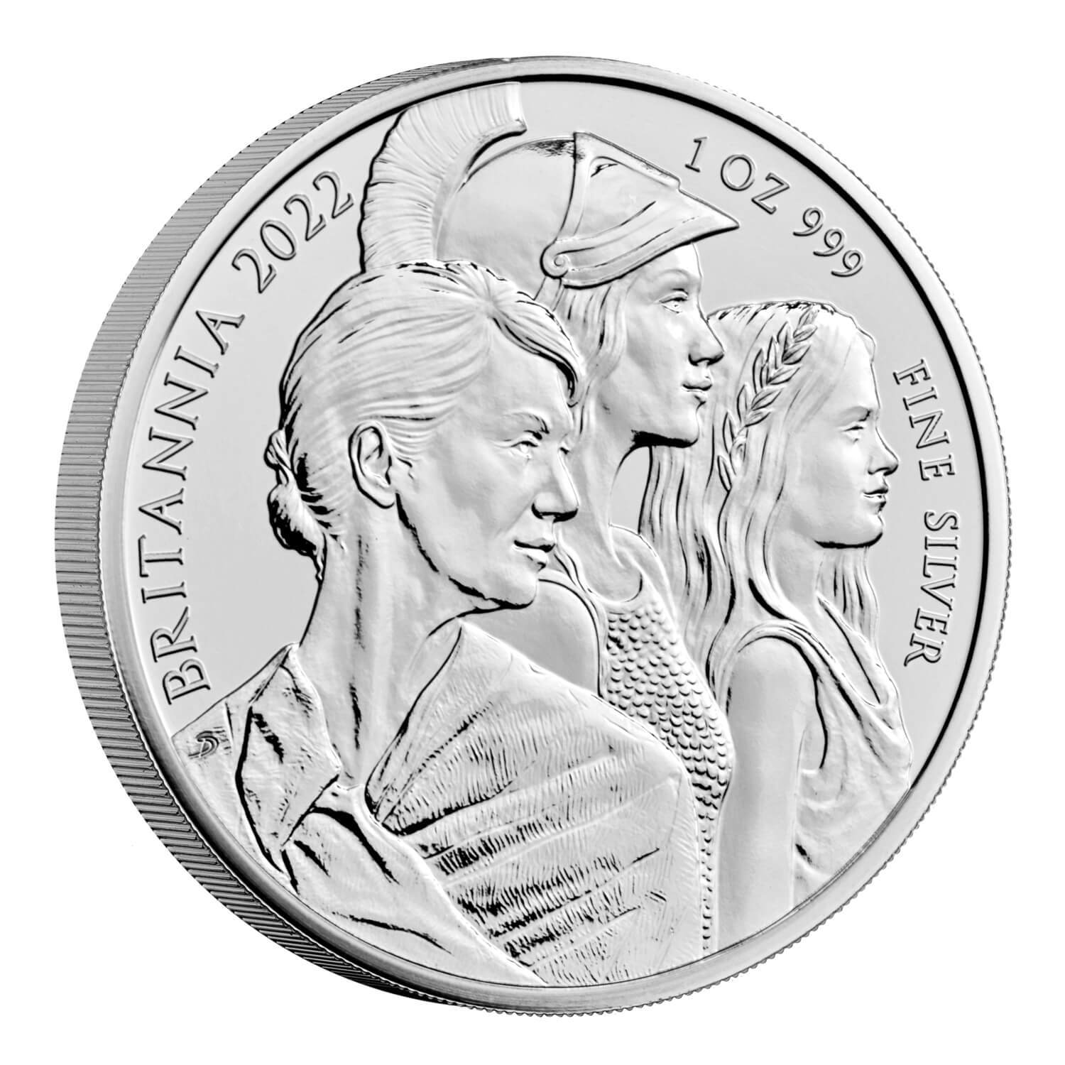 2022 £2 The Britannia 1oz Silver Brilliant UNC Exclusive Range