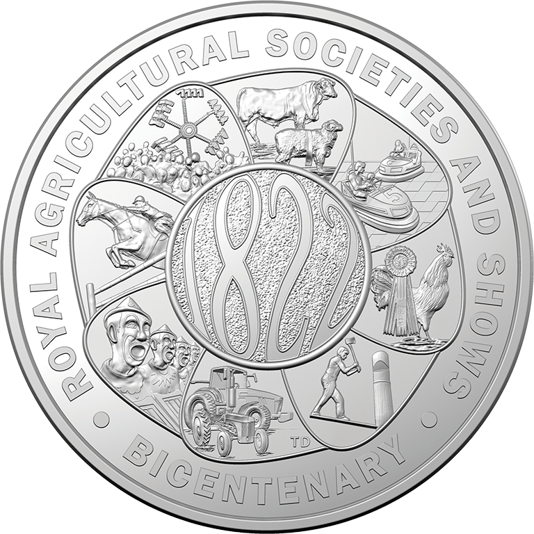 2022 $5 Bicentenary of the Royal Agricultural Society Siler Proof Coin
