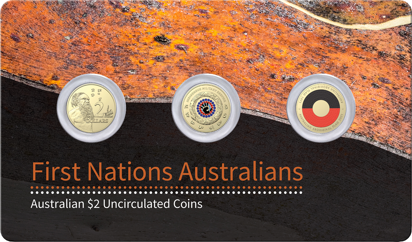 $2 First Nations Australians Set of 3 coins