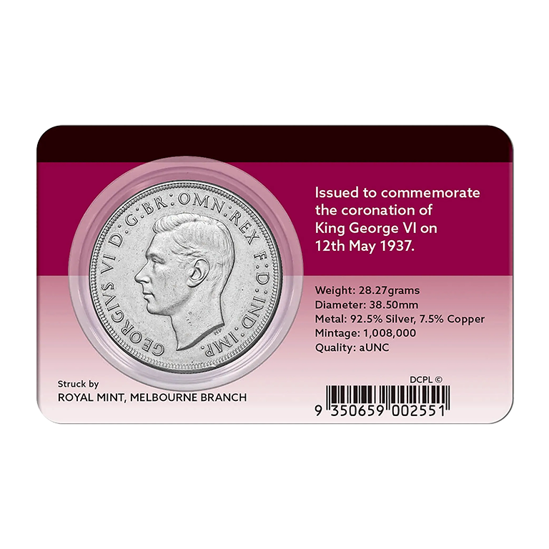 1937 Crown aUNC Coin Pack