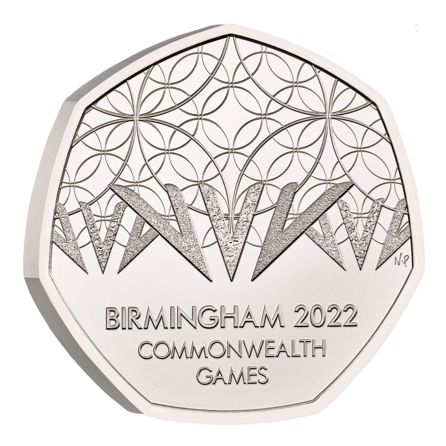 2022 50p Birmingham Comm Games UK UNC