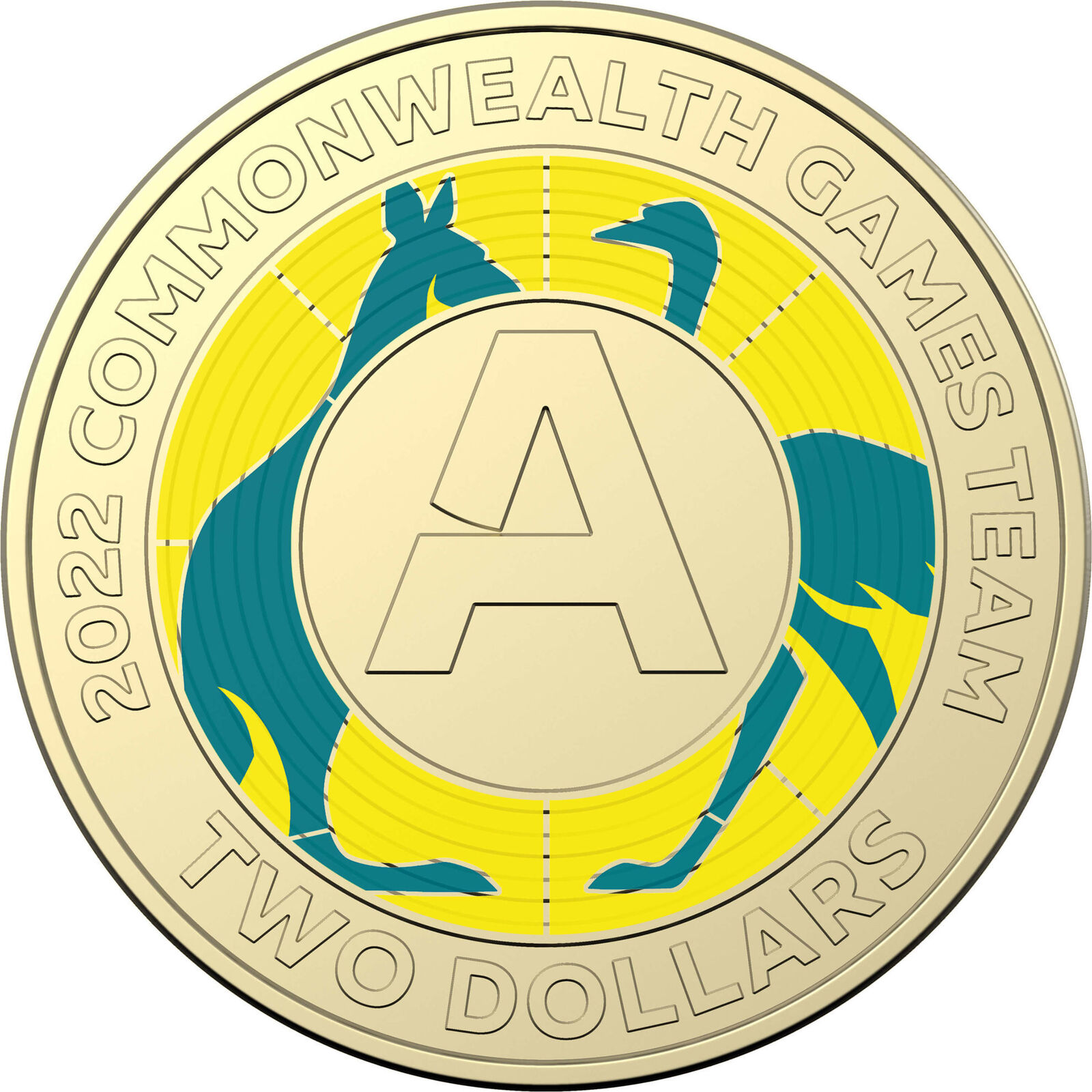 2022 Australian Commonwealth Games $1 & $2 Folder