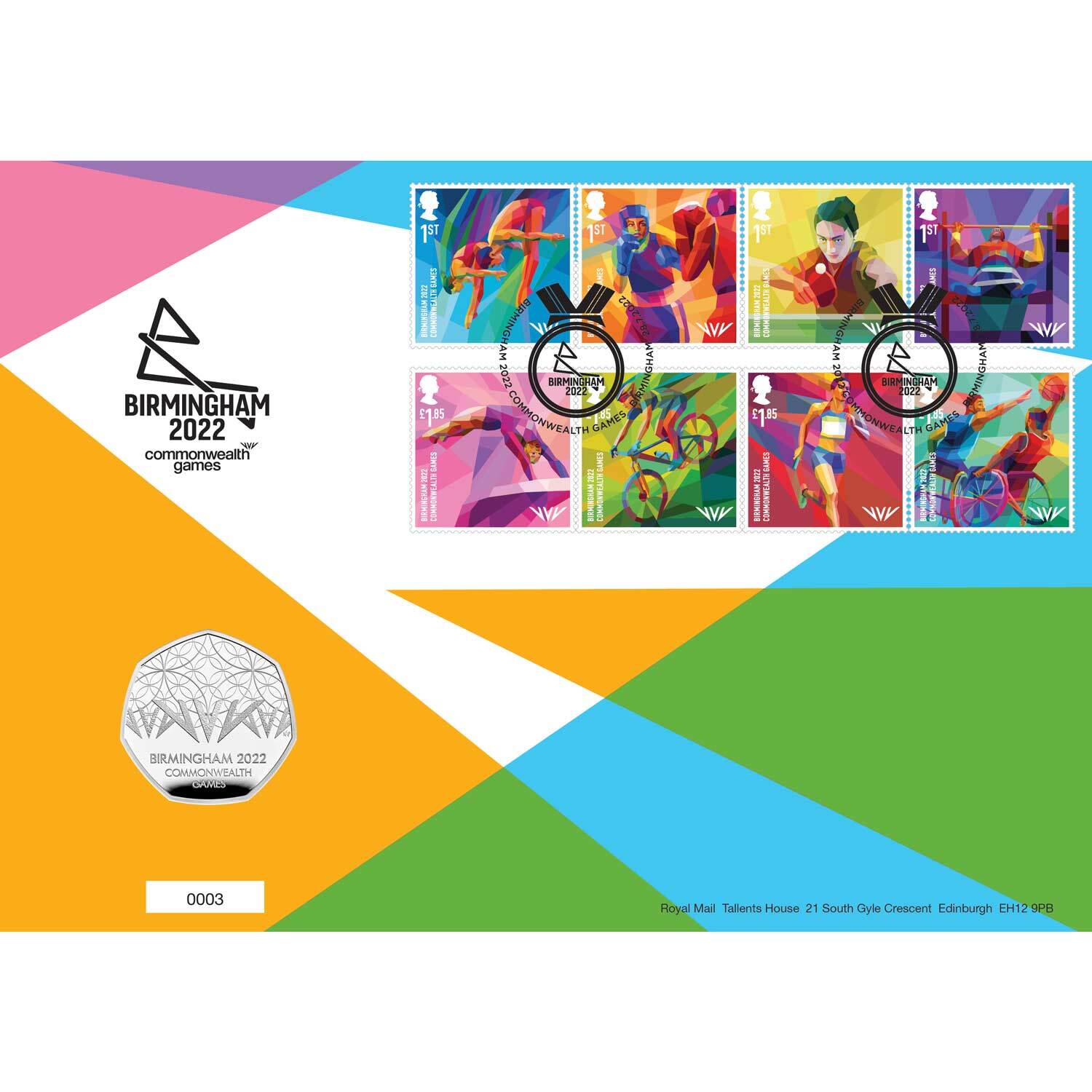 2022 50p Birmingham Comm Games PNC