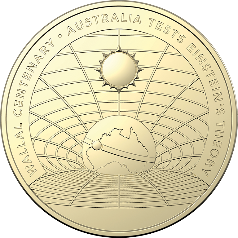 2022 $1 Wallal Centenary - Australia Tests Einstein's Theory UNC Coin