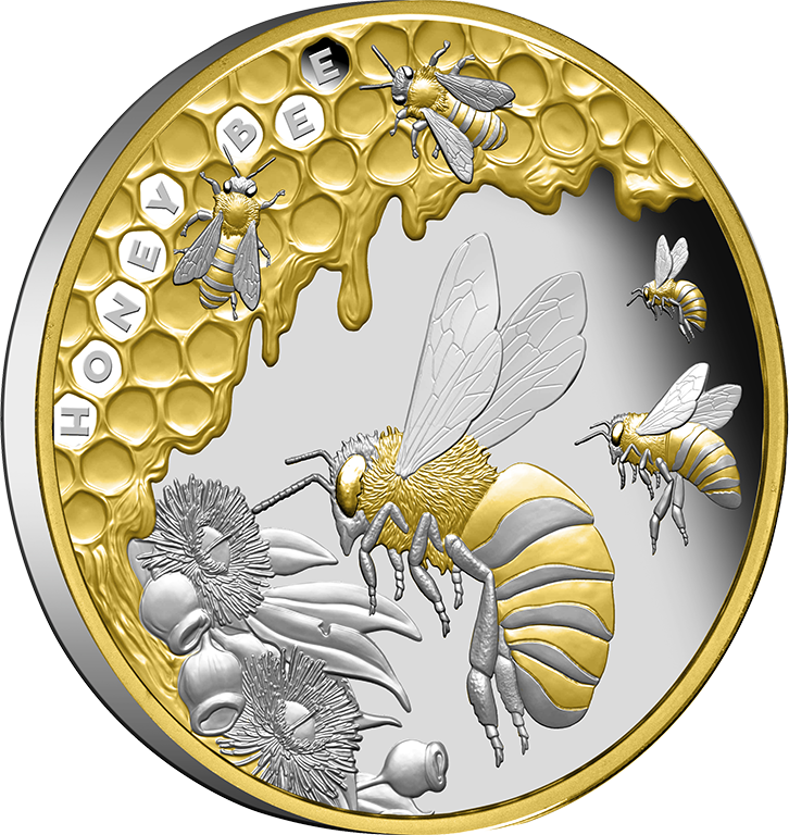 2022 $1 Honey Bee 1oz Silver Proof
