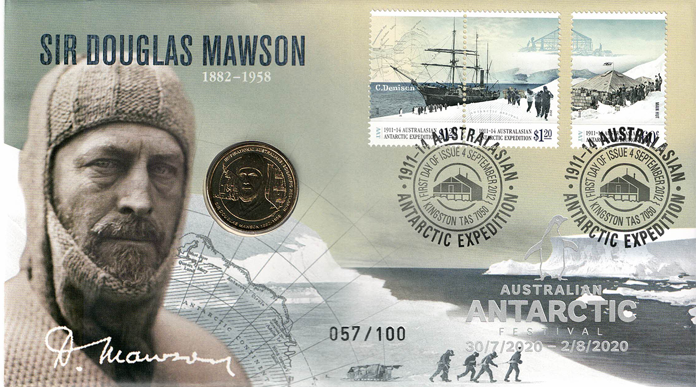 2020 Australian Antarctic Festival Overprinted PNCs Set of 3