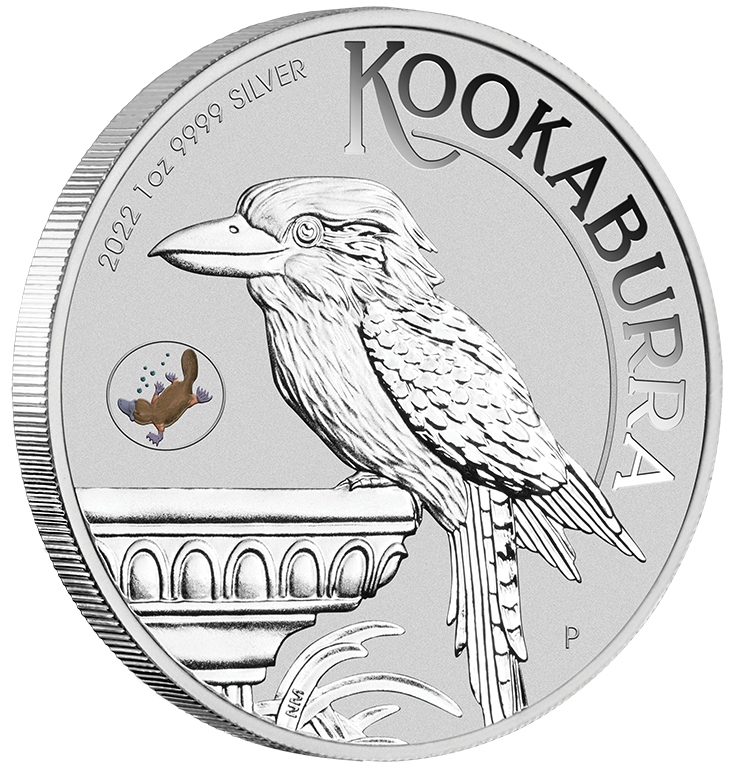 2022 $1 Kookaburra ANDA Sydney Money Expo Coloured Platypus Privy
