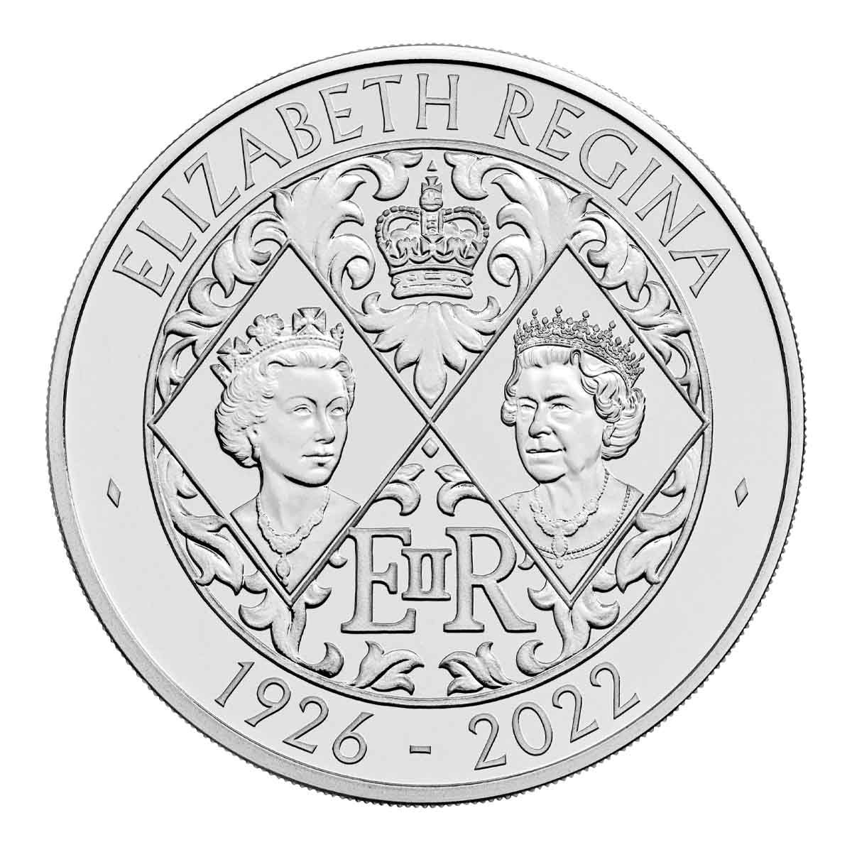 2022 £5 King Charles III -  Queen Elizabeth II  Tribute BUNC Coin