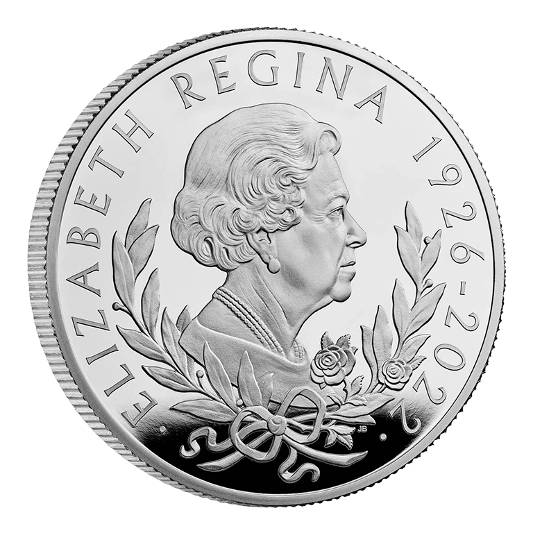 2022 £2 King Charles III - Queen Elizabeth II Tribute 1oz Silver Coin