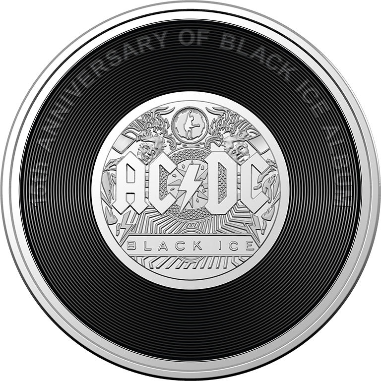 2023 20c AC/DC Black Ice UNC Coin