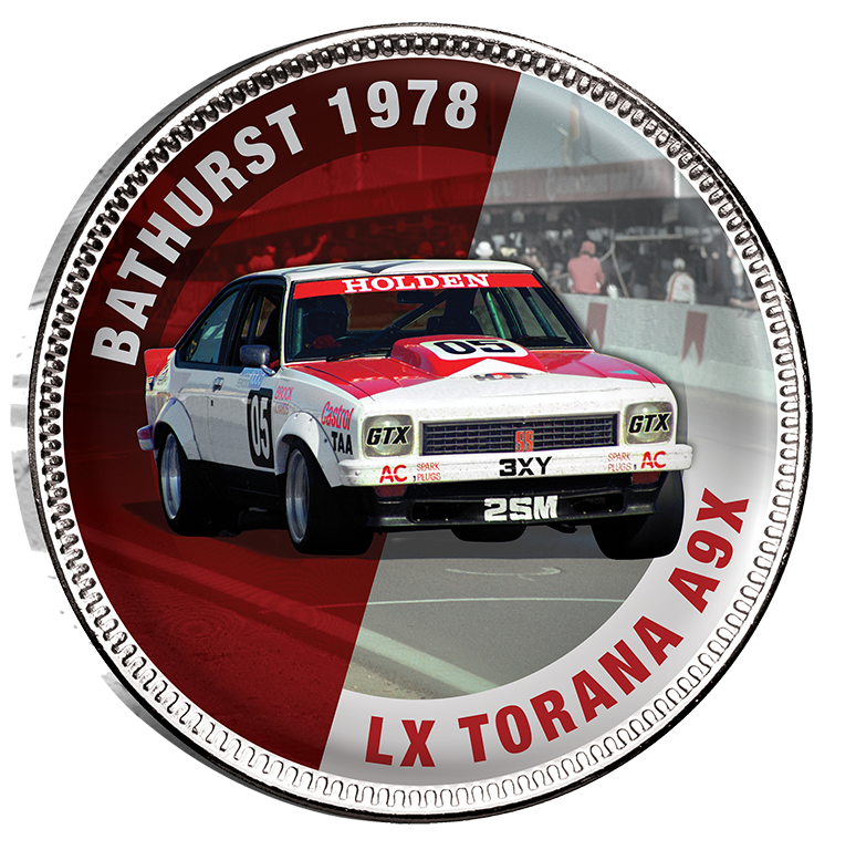 Peter Brock Bathurst Victories Silver Plated Penny 9 Coin Collection