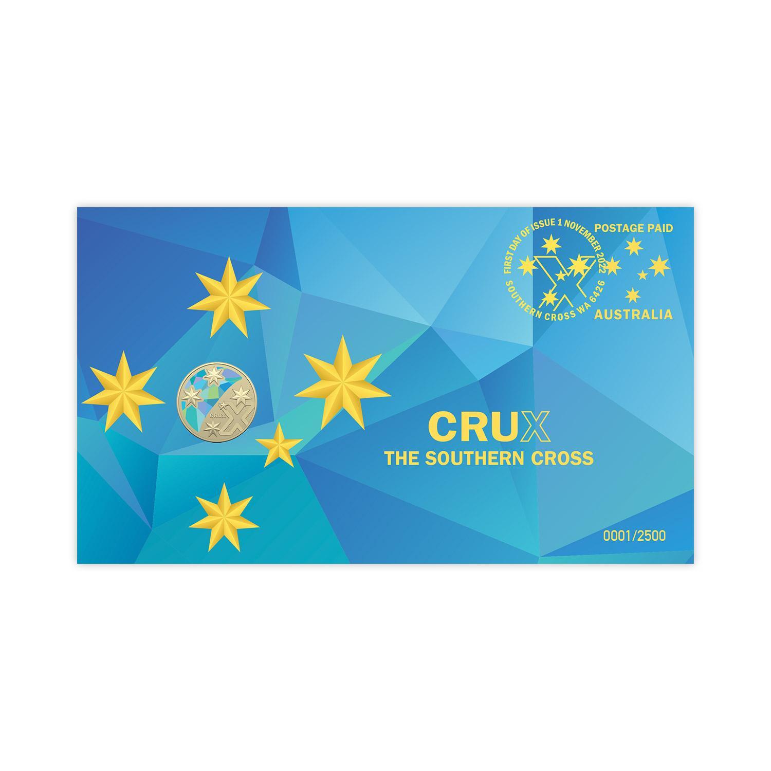 2022 Crux: The Southern Cross Limited Edition Coloured Coin PNC