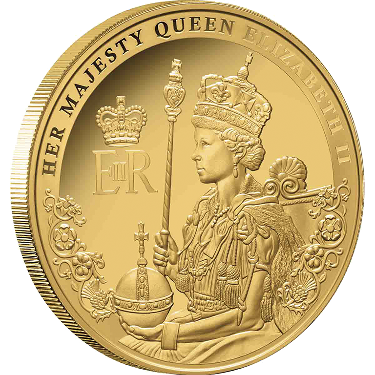 Queen Elizabeth II Tribute Gold Plated Commemorative