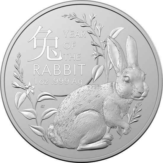 2023 $1 Year of the Rabbit Silver Investment Coin