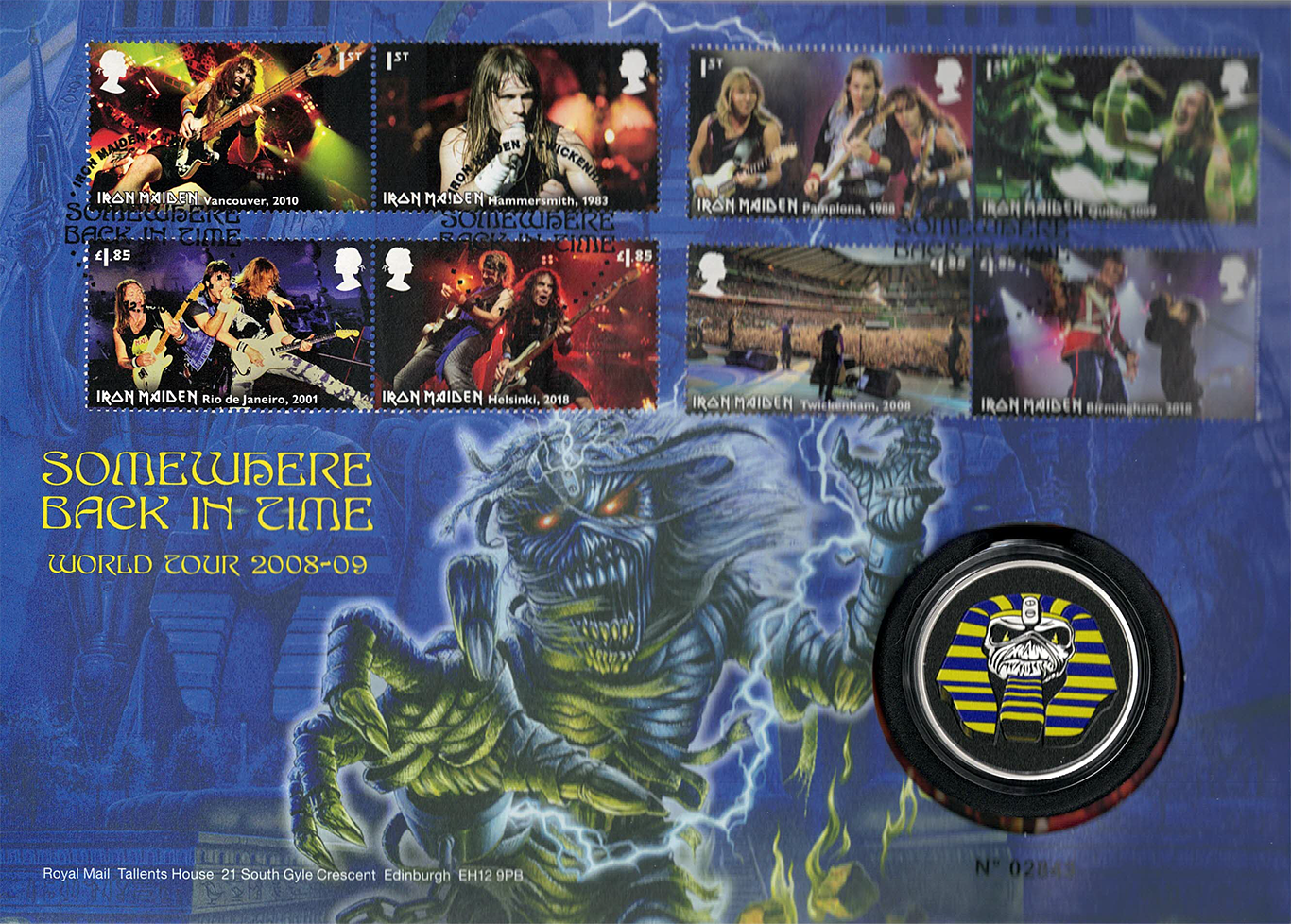 2023 Iron Maiden Medallion Cover