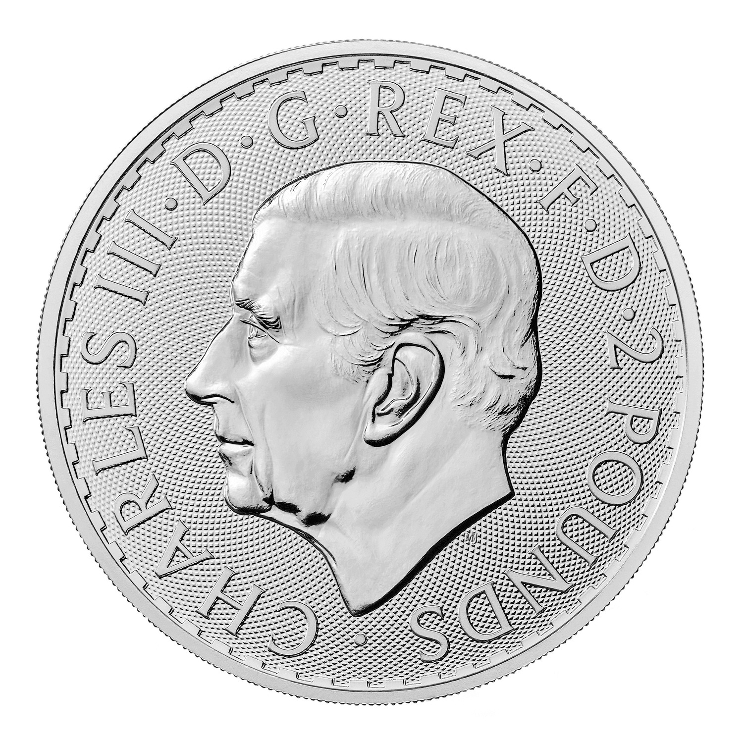 2023 £2 Britannia 1oz Silver Bullion Coin (King Charles Obverse)
