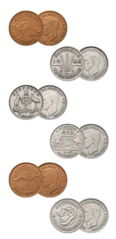 1938-52 George VI Pre-decimal Pack