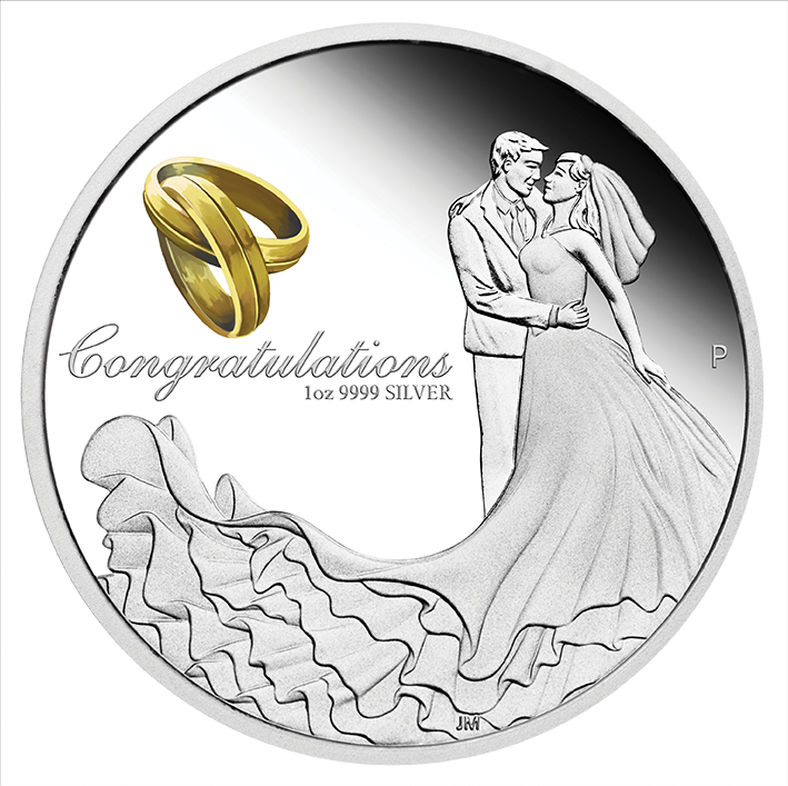 2023 $1 Wedding Silver Proof Coin