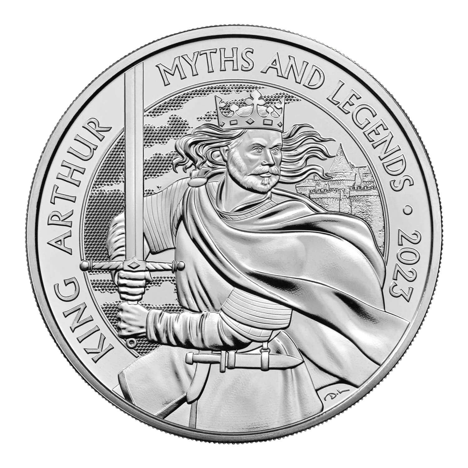 2023 £5 Myths and Legends - King Arthur BUNC Coin