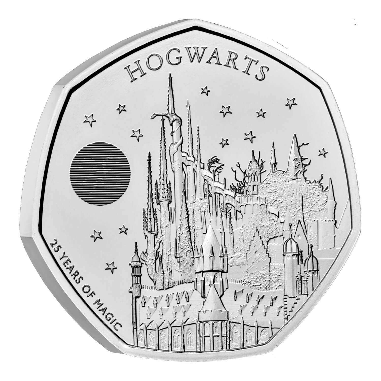 2023 50p Hogwarts School BUNC Coin