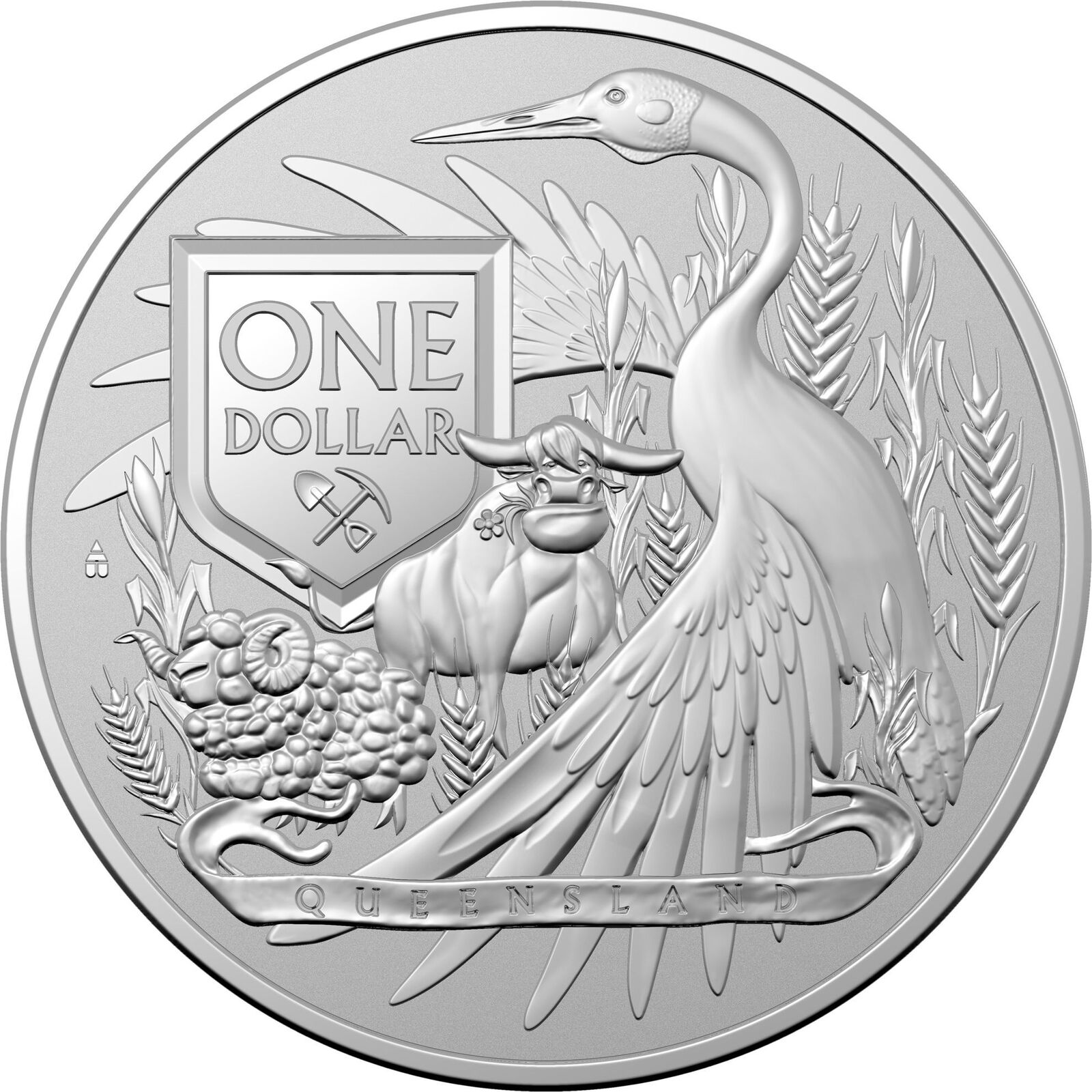 2023 $1 Coat of Arms - Queensland Silver Investment Coin