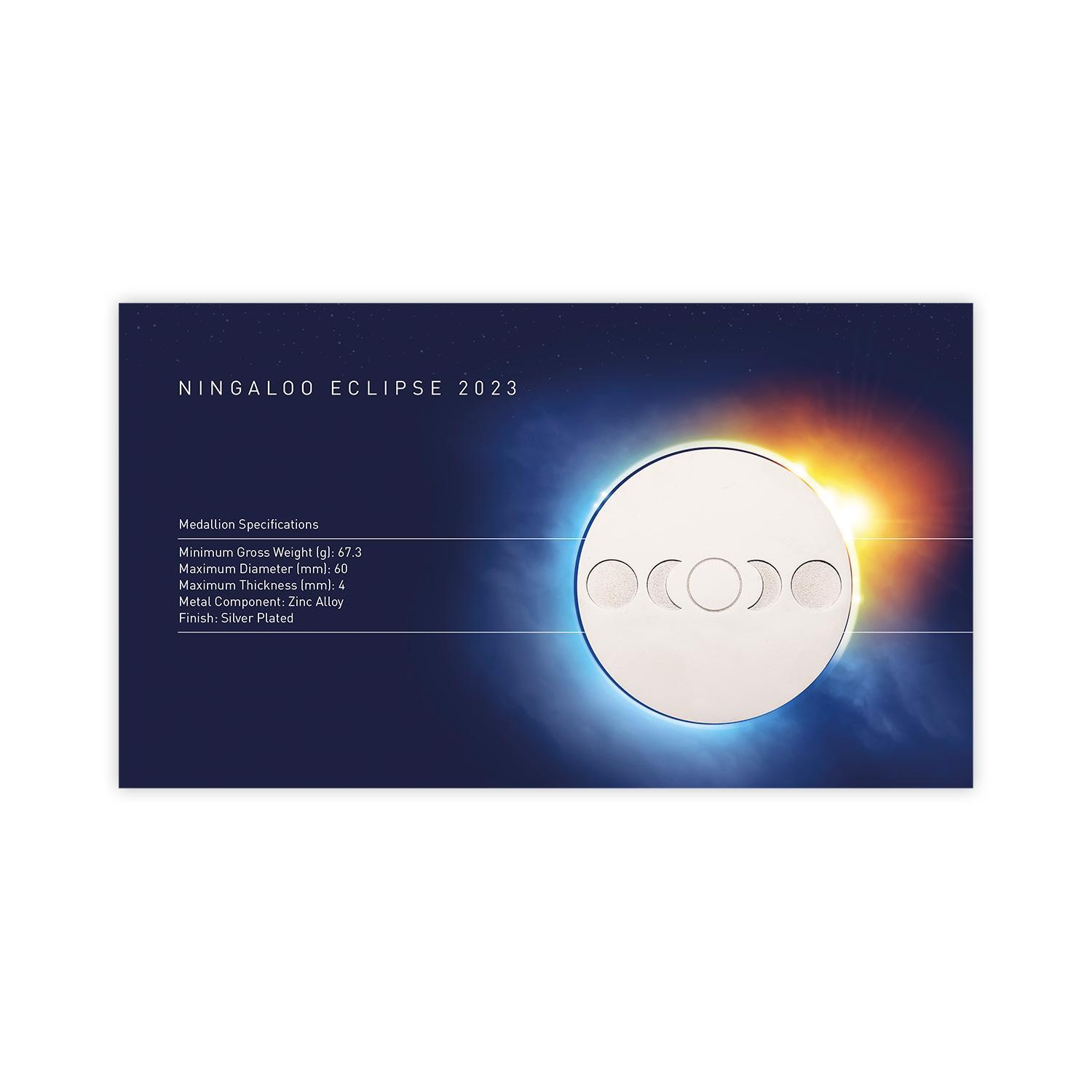 2023 Solar Eclipses Stamp and Medallion Cover
