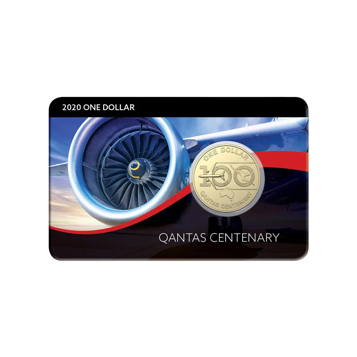 2020 $1 QANTAS Centenary UNC Coloured Coin Pack