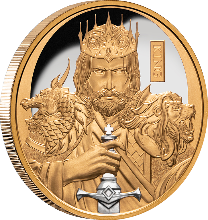 2023 $100 Chess King 1oz Gold Proof Coin