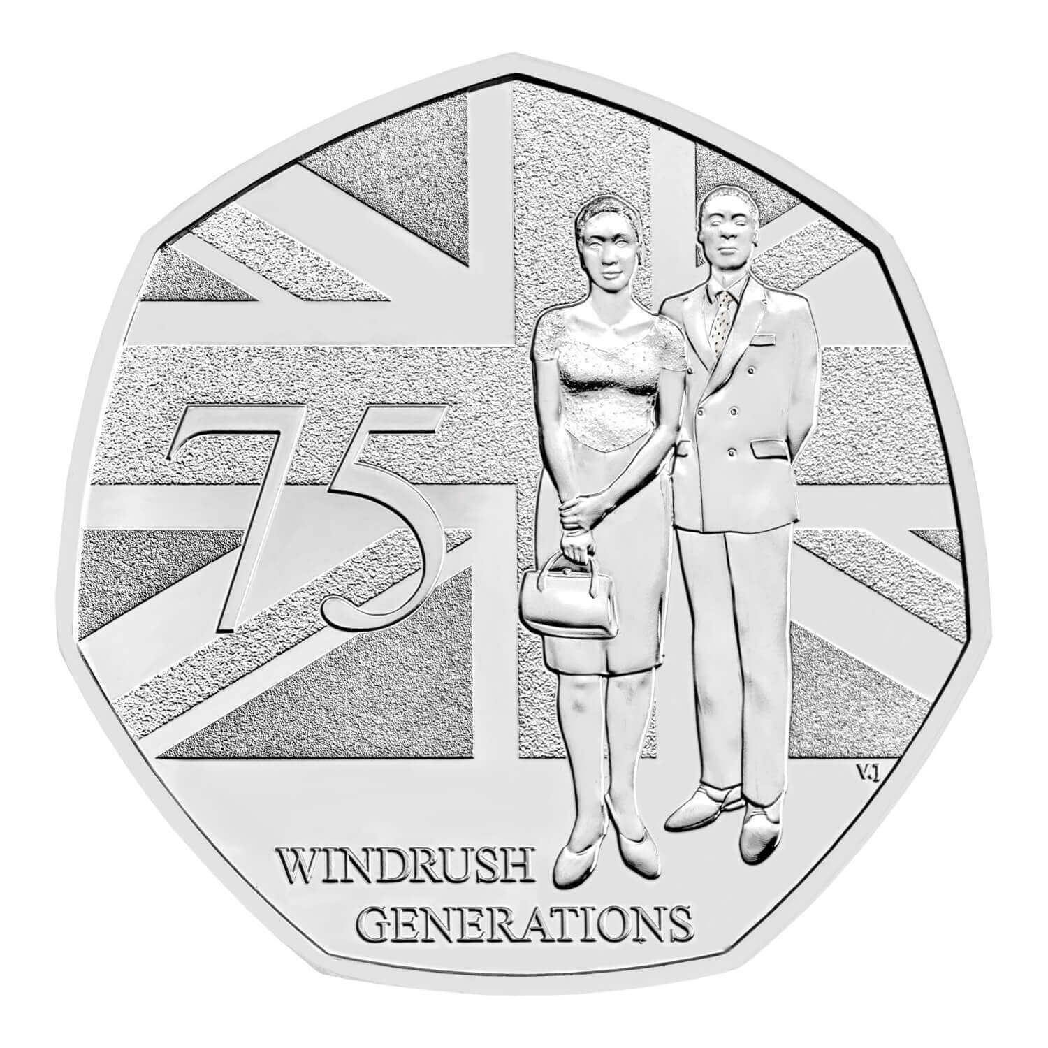 2023 50p 75 Years of the Windrush Generation BUNC Coin