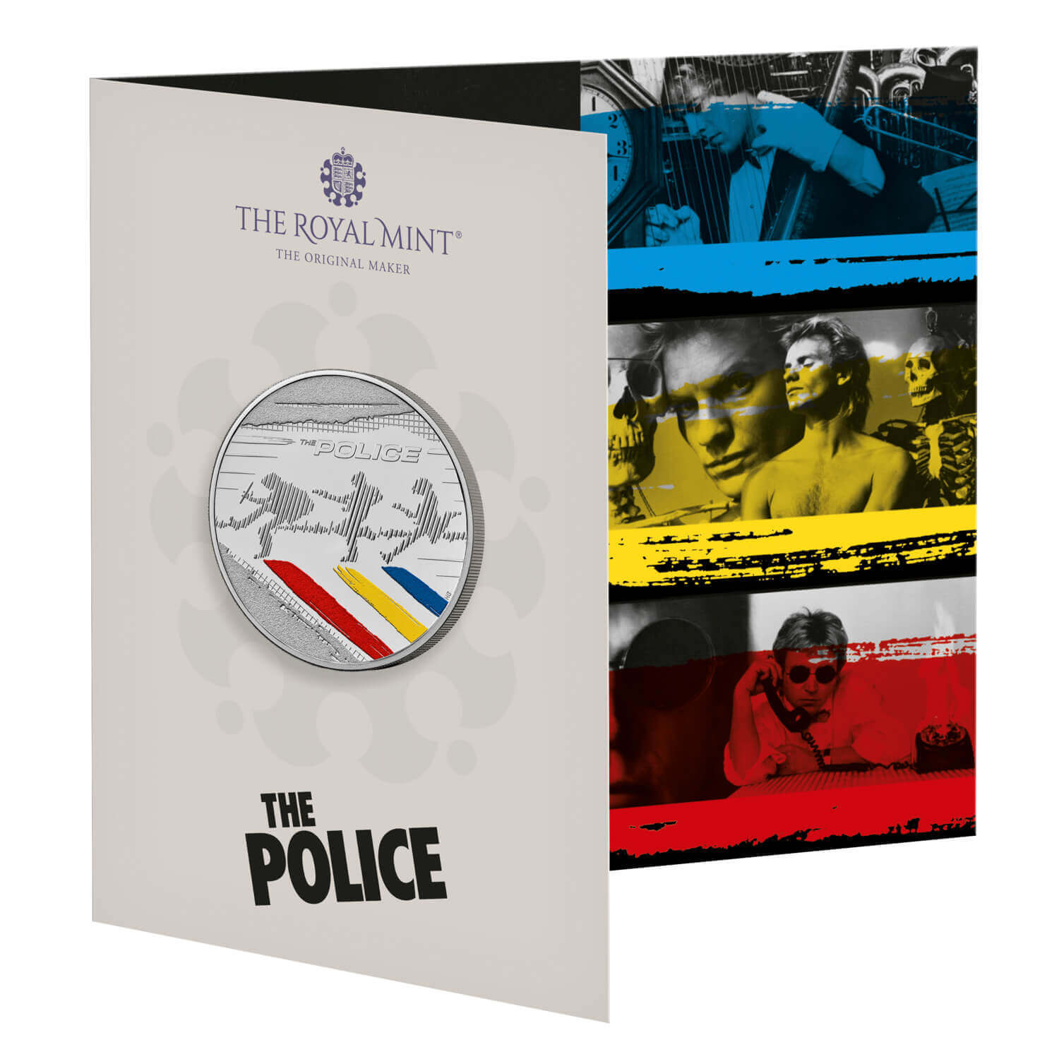 2023 £5 The Police Coloured BUNC Coin