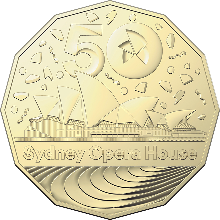 2023 50c Anniversary of the Sydney Opera House AlBr UNC Coin