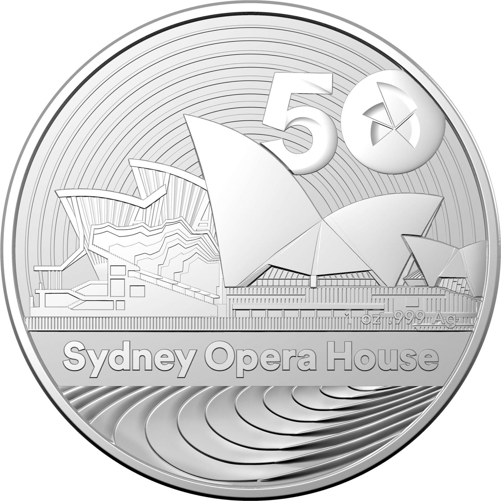 2023 $1 Sydney Opera House 1oz Silver Investment Coin
