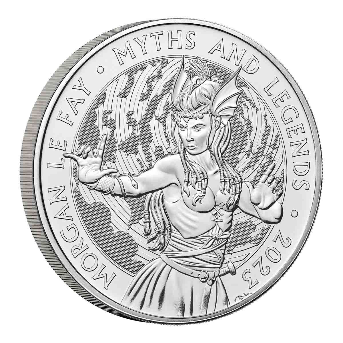 2023 £5 Myths and Legends Morgan Le Fay BUNC Coin